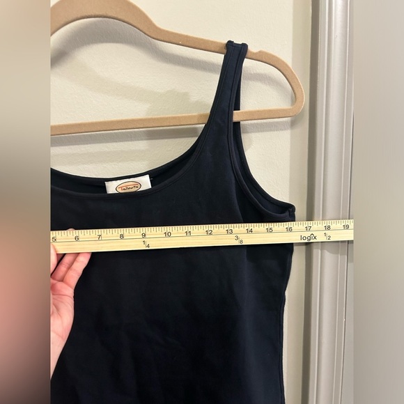 Talbots Tank Top Women’s Large Black Cotton - Picture 5 of 6